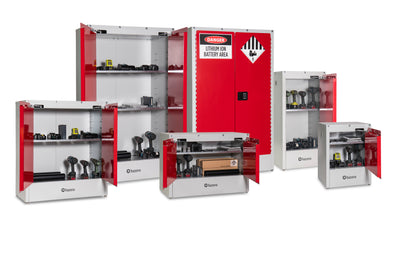 Hazero Lithium-ion Battery Safety Cabinet Advanced Protection